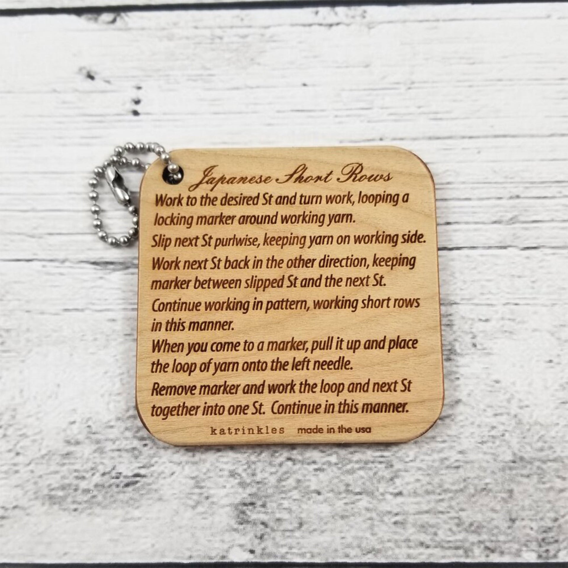 Katrinkles Mini Tools - Japanese Short Rows - Zoom Image
