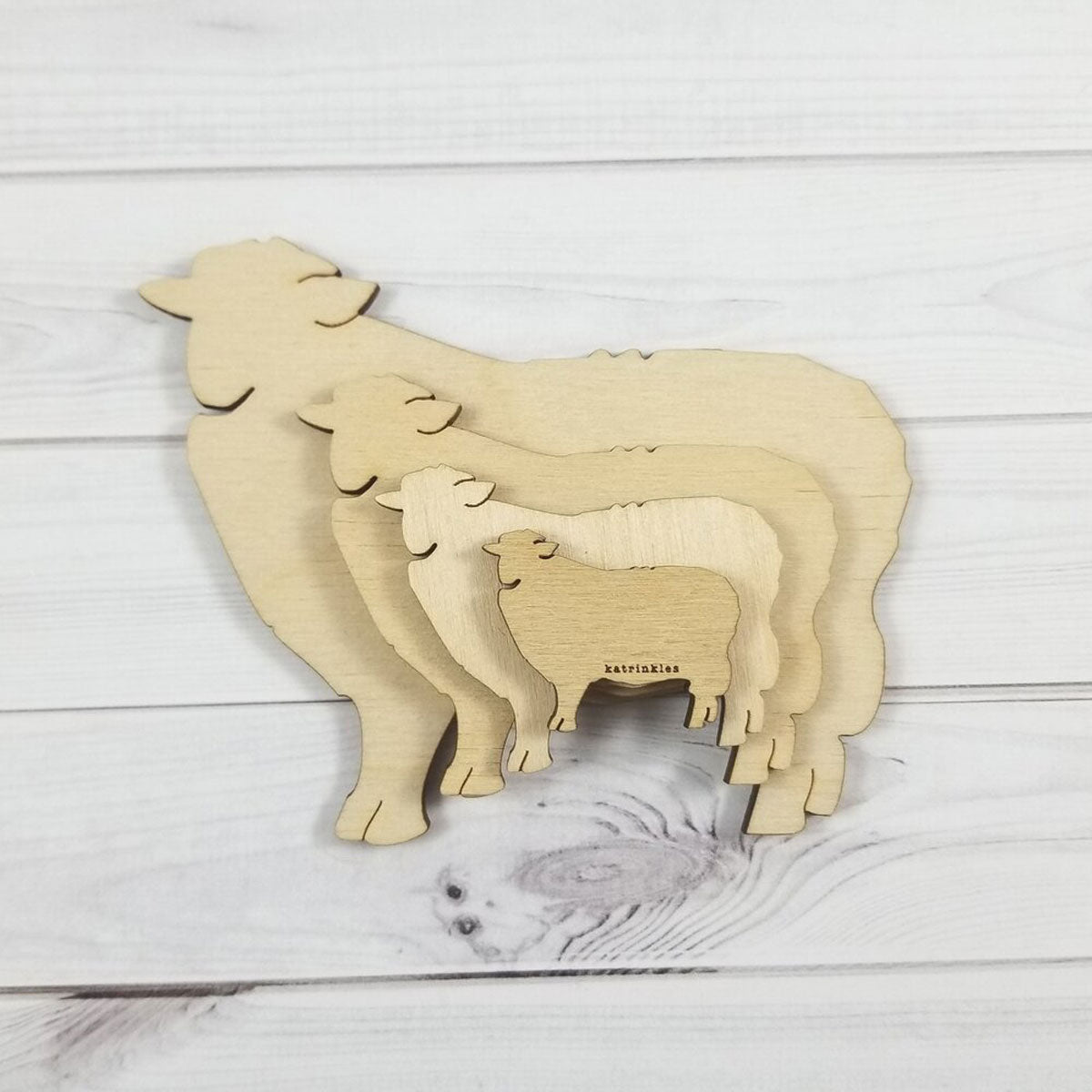 Katrinkles Sheep Bobbins - Tiny - Extra Image