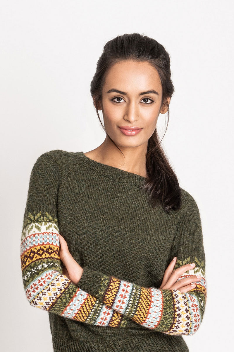 Blue Sky Fibers The Classic Series Patterns - Richmond Hill Pullover - PDF Download - Extra Image
