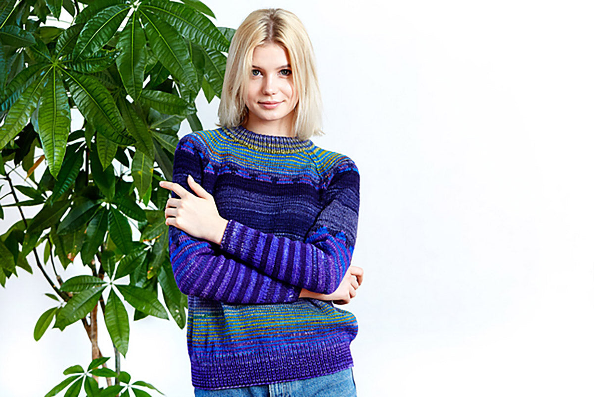 Urth Yarns Urth PDF Patterns - Gold Nugget Raglan Sweater - PDF Download - Extra Image
