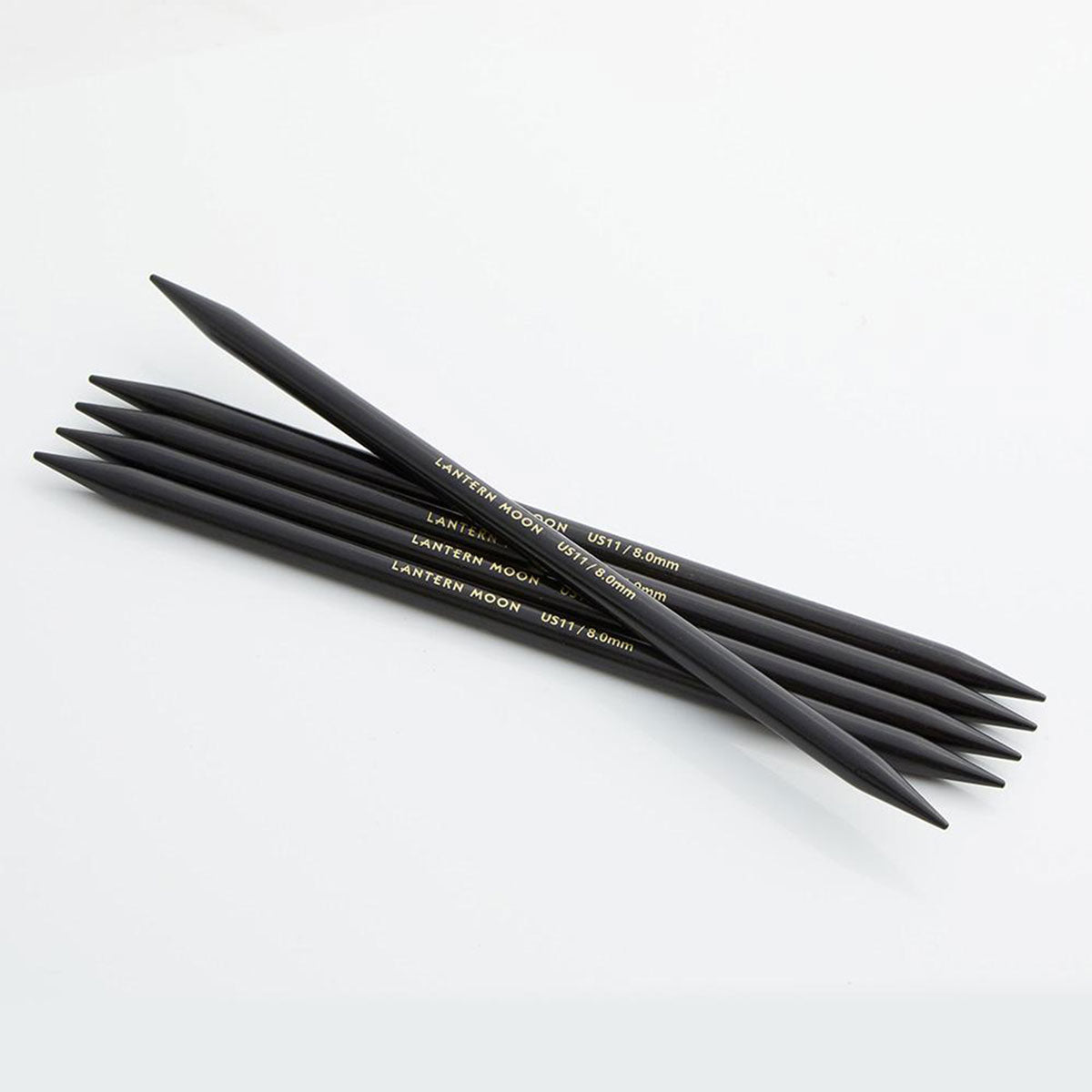 Lantern Moon Ebony Double Pointed Needles - US 4 (3.50mm) - 6" - Extra Image
