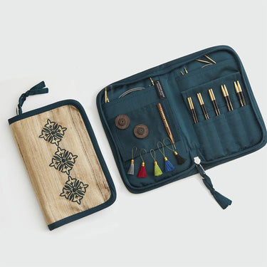 Lantern Moon Ebony Interchangeable Needle Sets - Legacy - 5 Inch Tips US 3-8 - Zoom Image