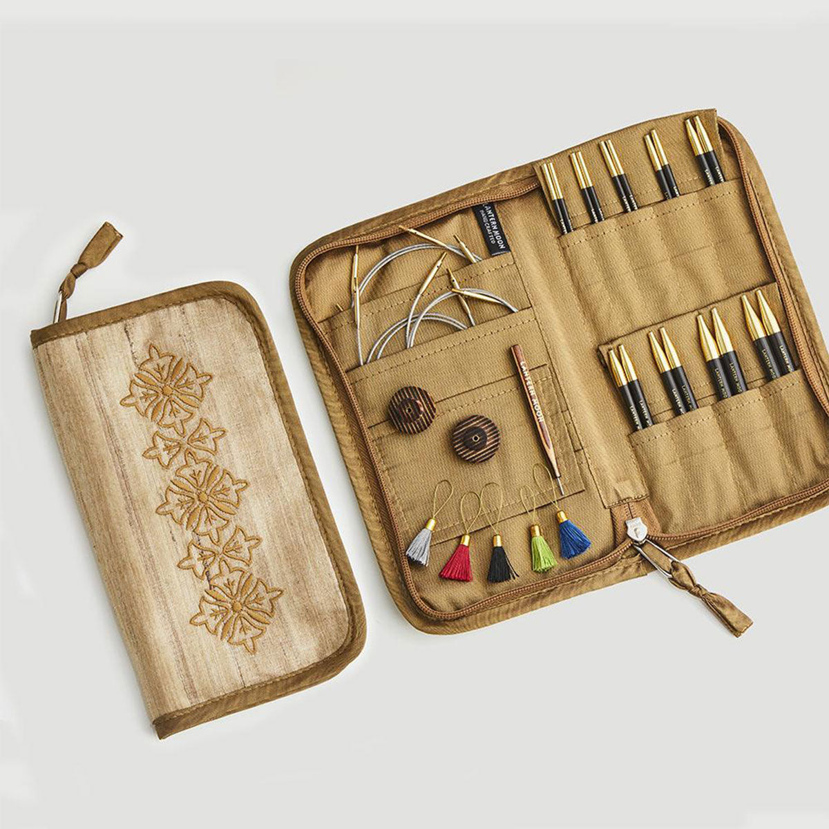 Lantern Moon Ebony Interchangeable Needle Sets - Ancestry - 4 Inch Tips US 2.5-10 - Extra Image
