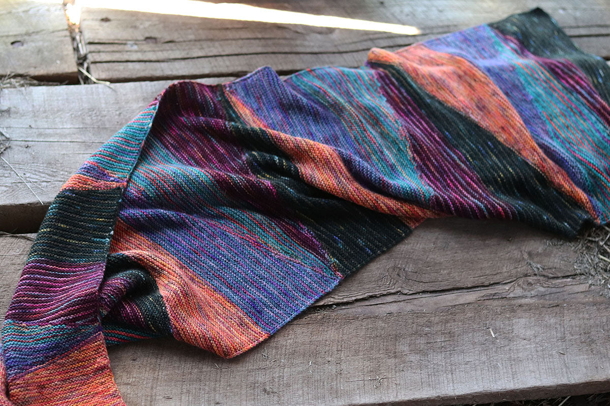 Koigu Pencil Box Collection 3.0 Patterns - Tri Shawl - PDF Download - Extra Image