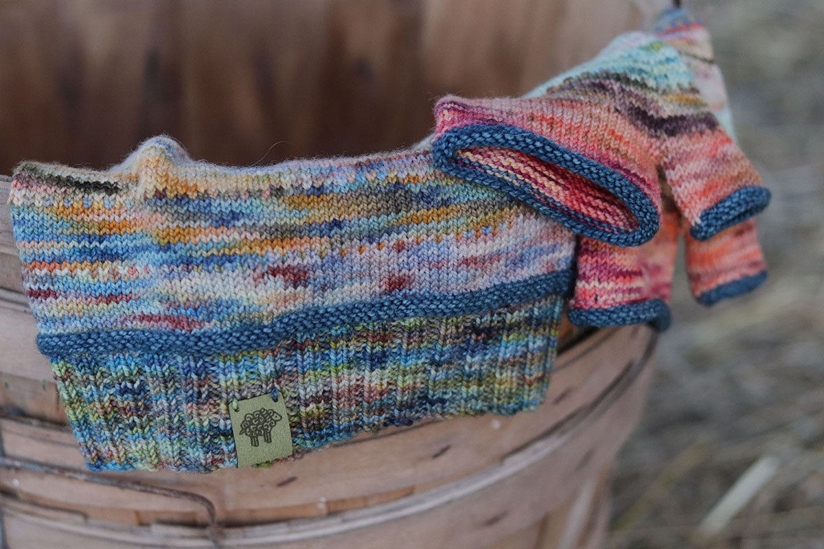 Koigu Pencil Box Collection 3.0 Patterns - Pictor Hat and Fingerless Gloves - PDF Download - Extra Image
