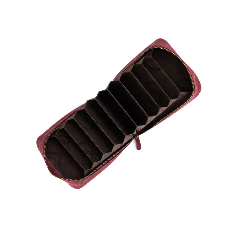 della Q Maker's Circular Needlecase - Maroon - Extra Image