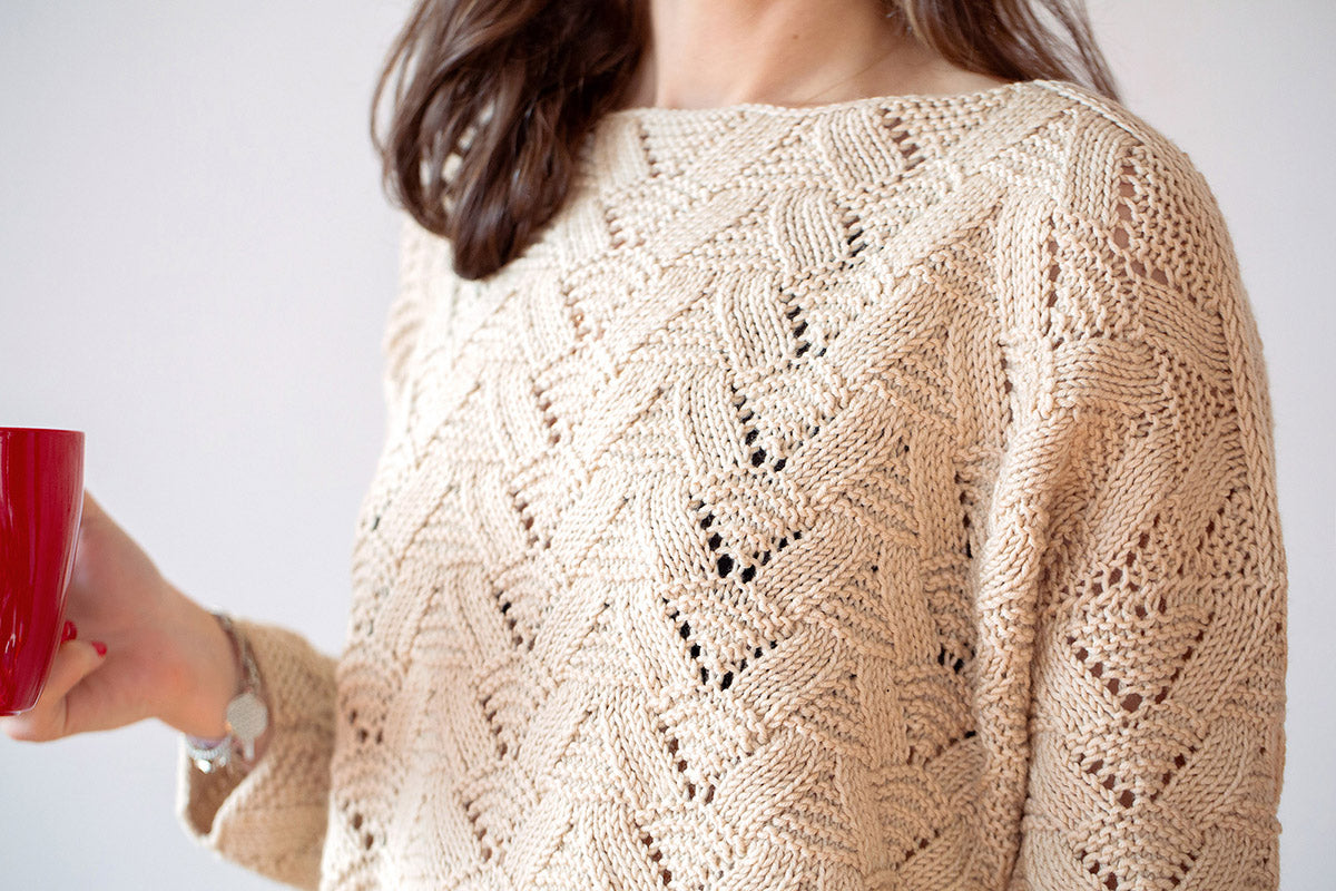 Urth Yarns Urth PDF Patterns - Harvest Sunset Oversized Pullover - Extra Image
