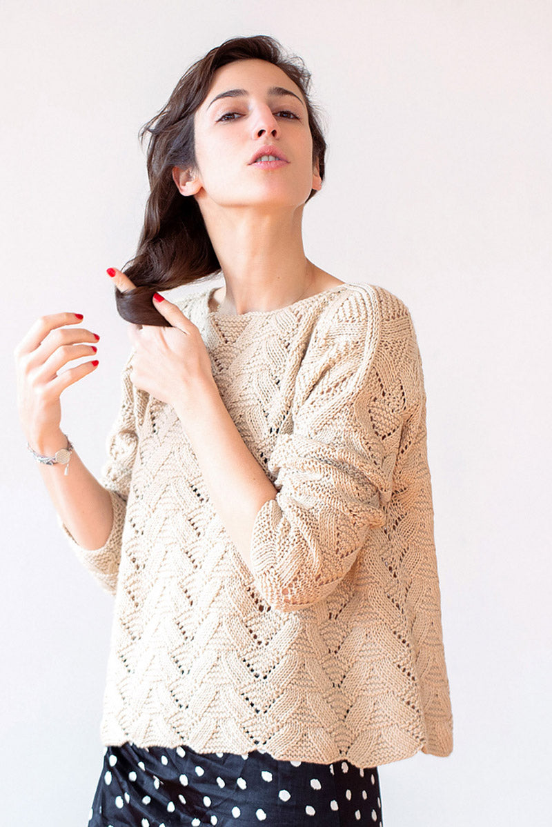 Urth Yarns Urth PDF Patterns - Harvest Sunset Oversized Pullover - Extra Image
