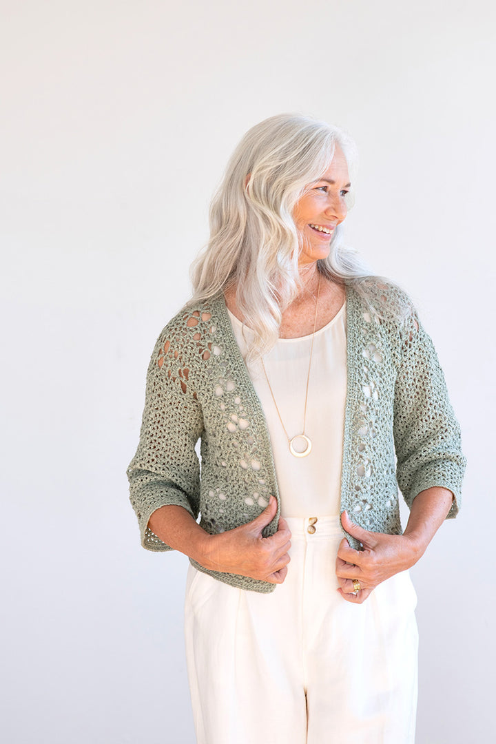Berroco Meraki Patterns - Ianthe Cardigan - PDF Download - Extra Image