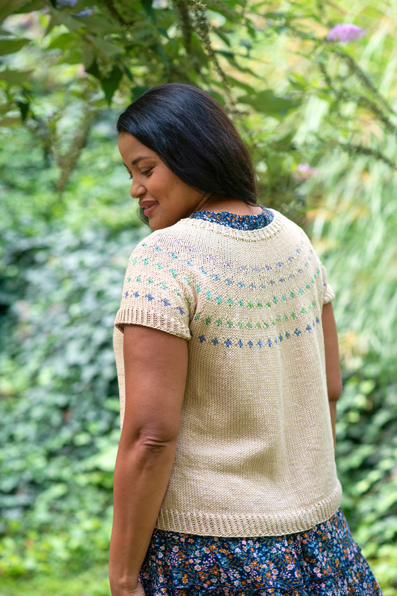 Berroco Summer Sesame Patterns - Gioia Tee - PDF Download - Extra Image