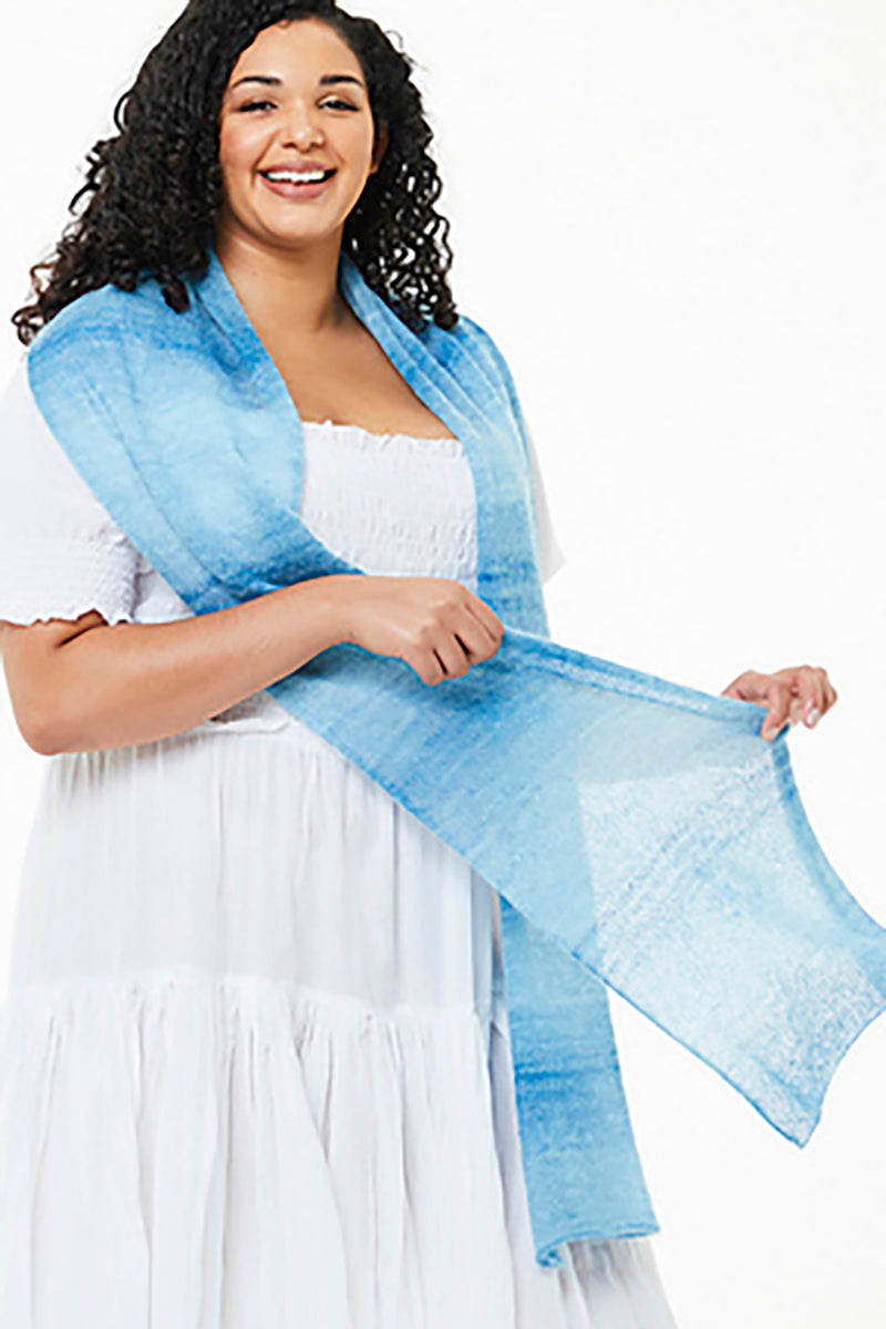 Rowan Kidsilk Haze Colour Patterns - Bea Wrap - PDF Download - Extra Image
