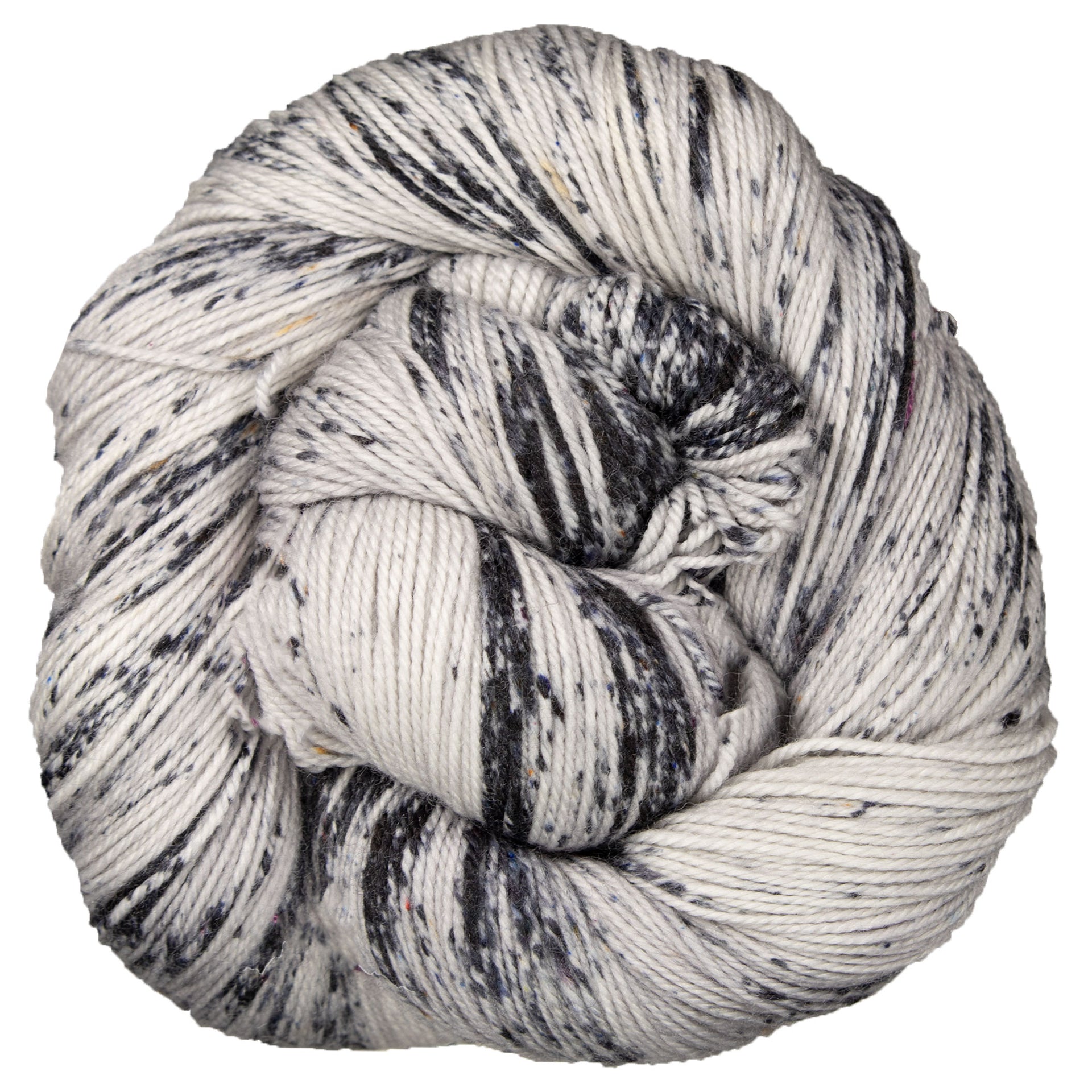 Madelinetosh Twist Light Yarn - Astrid Grey/ Optic - Zoom Image
