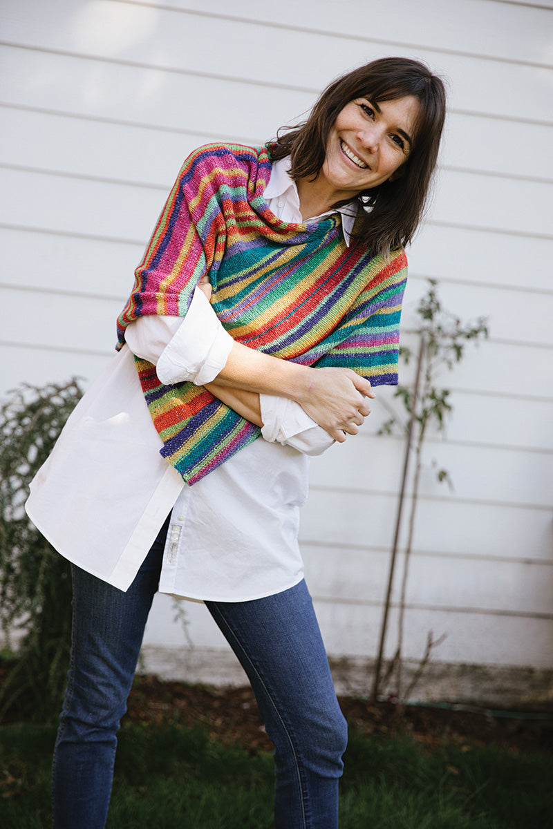 Churchmouse Classics Patterns - Jimmy's Lucky Poncho - PDF Download - Extra Image
