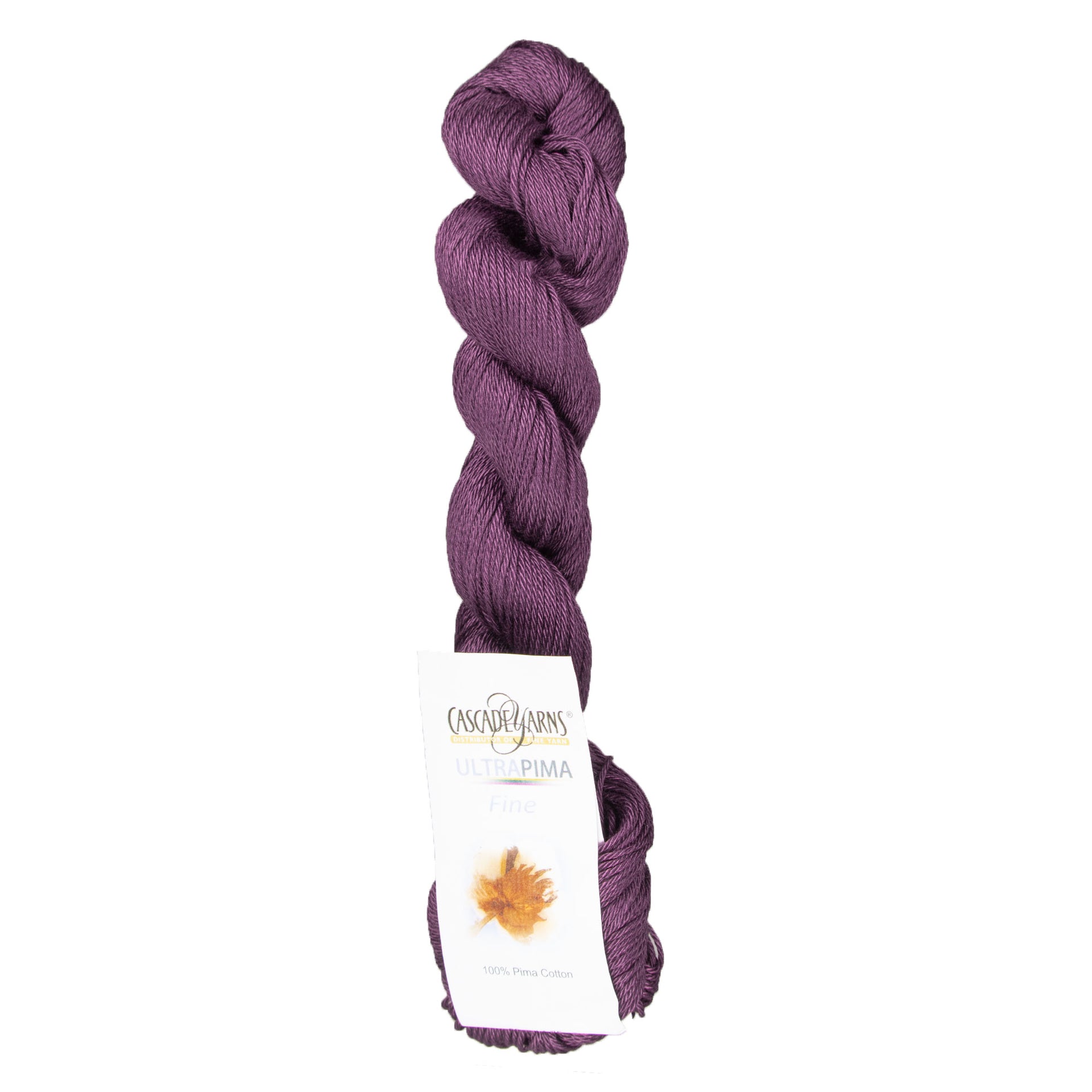 Cascade Yarns Ultra Pima Fine Yarn - 3869 Italian Plum - Zoom Image
