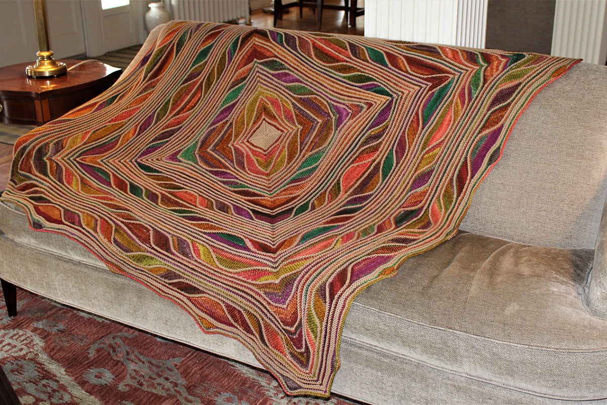Urth Yarns Uneek Worsted and Harvest Worsted Chromatophore Blanket Kit - Extra Image
