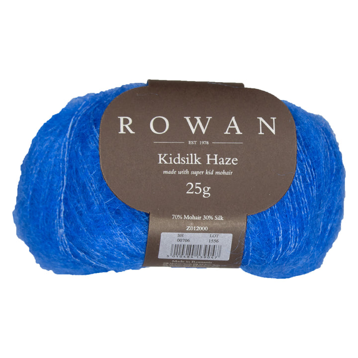 Rowan Kidsilk Haze Yarn - 706 Blue Poppy - Zoom Image