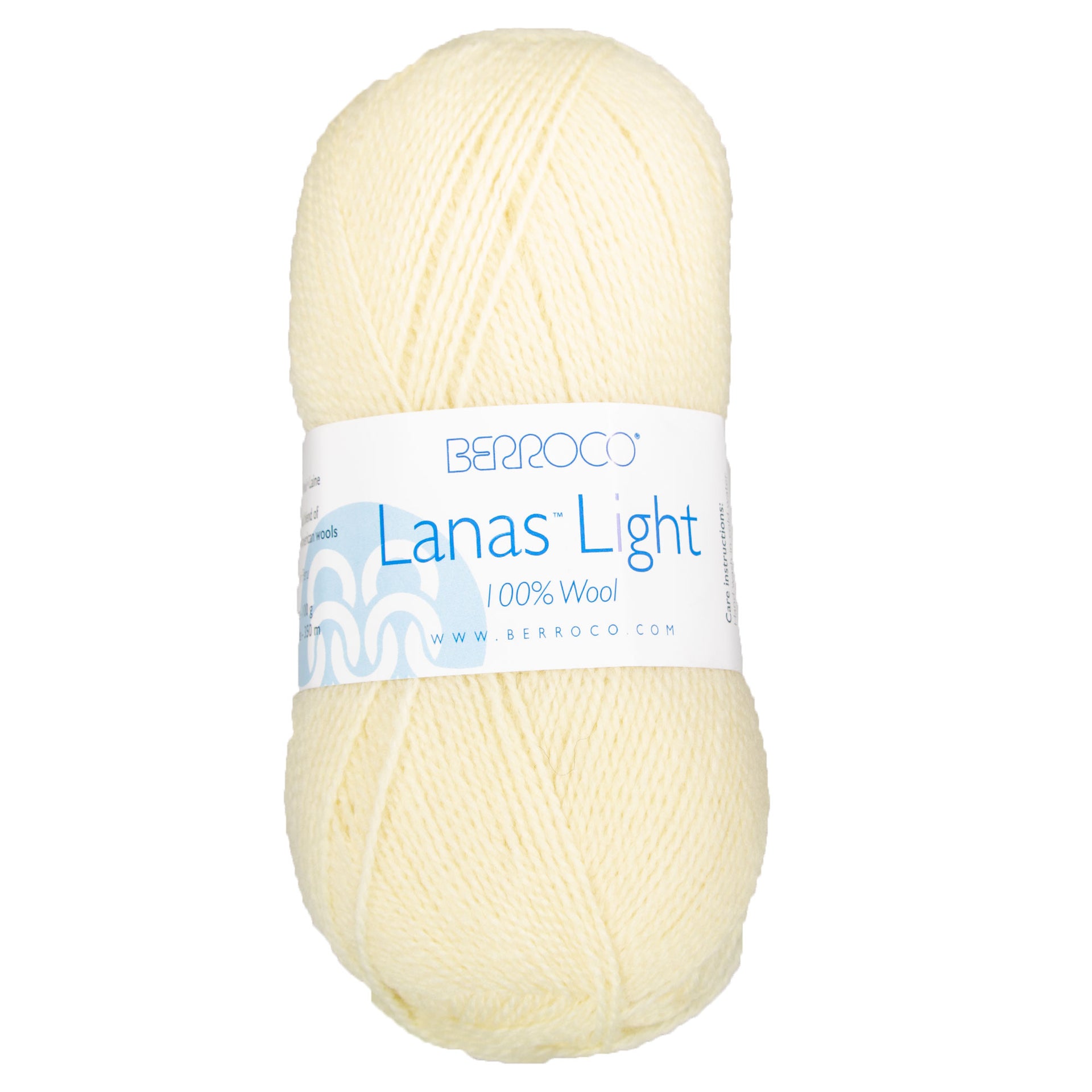 Berroco Lanas Light Yarn - 7801 Cream - Zoom Image
