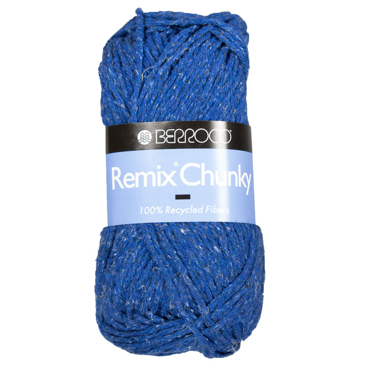 Berroco Remix Chunky Yarn - 9982 Blue Note - Zoom Image
