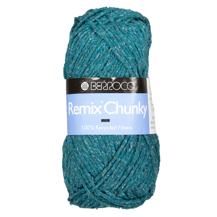 Berroco Remix Chunky Yarn - 9984 Ocean - Zoom Image