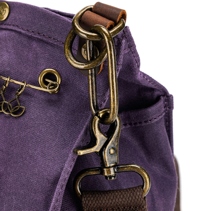 della Q Maker's Canvas Rucksack - Blue - Extra Image