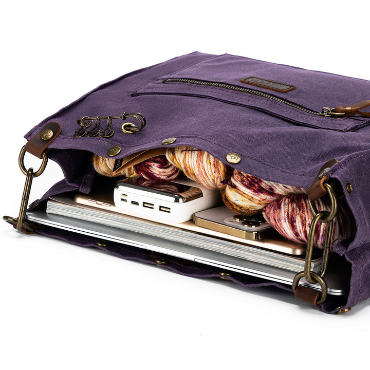 della Q Maker's Canvas Rucksack - Mustard - Extra Image