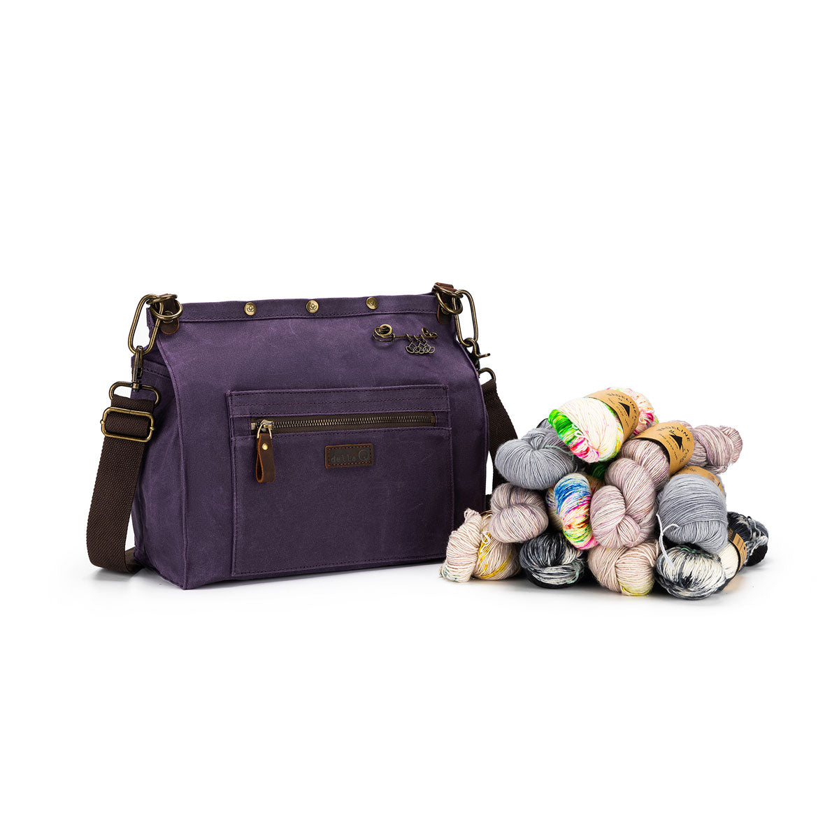 della Q Maker's Canvas Rucksack - Olive - Extra Image