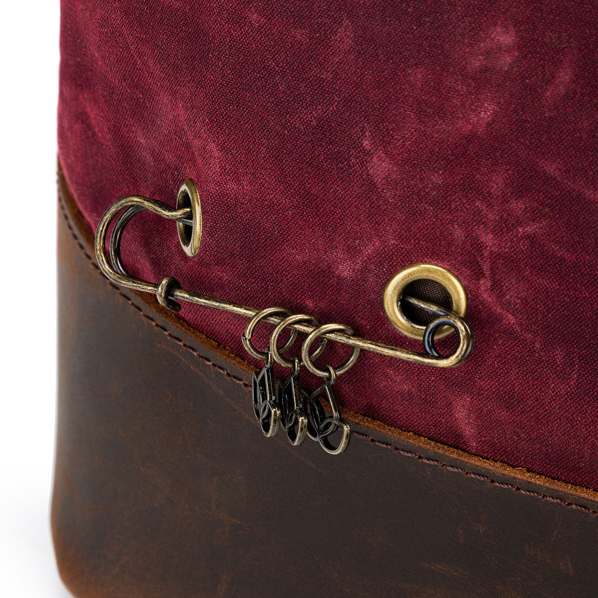 della Q Maker's Canvas Satchel - Mustard - Extra Image