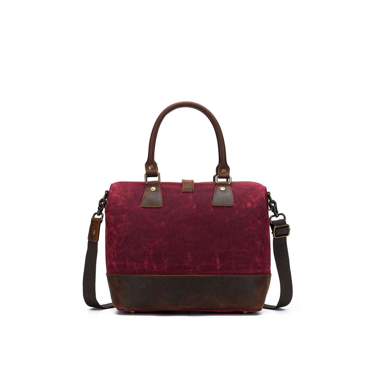 della Q Maker's Canvas Satchel - Mustard - Extra Image