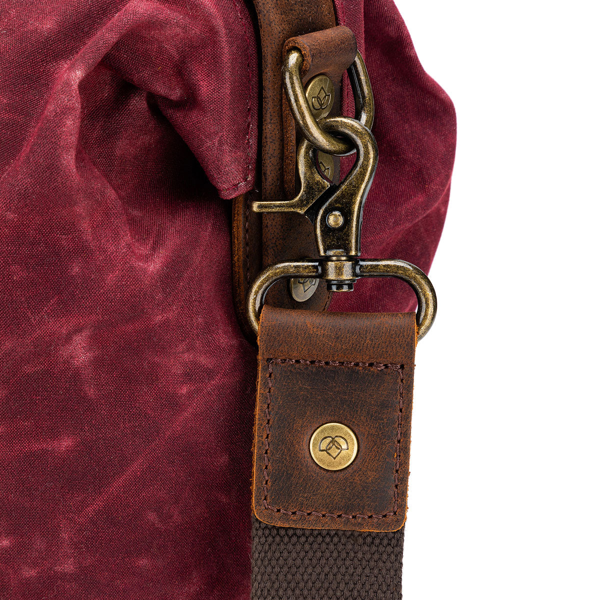della Q Maker's Canvas Satchel - Mustard - Extra Image