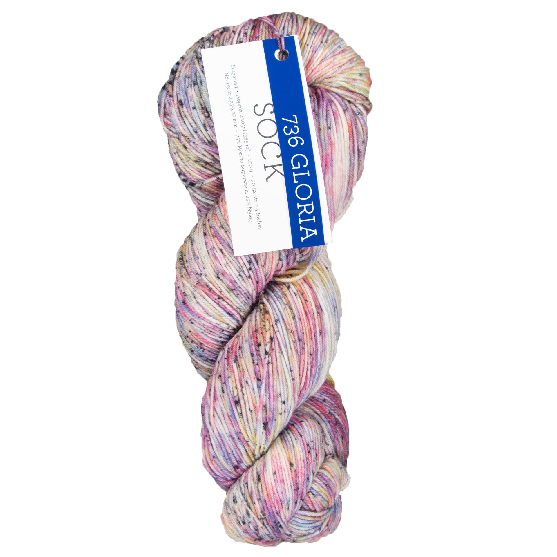 Malabrigo Ultimate Sock Yarn - 736 Gloria - Zoom Image
