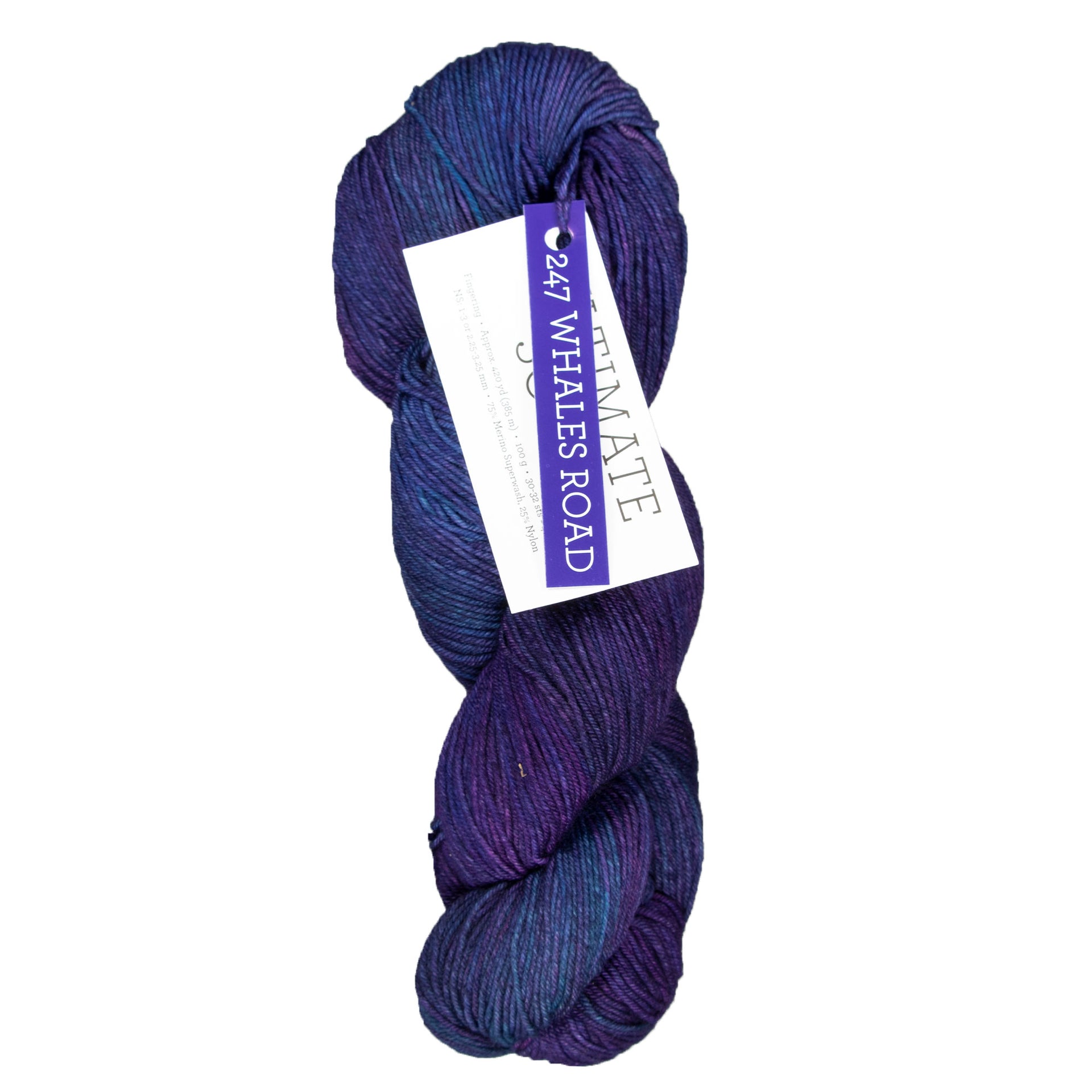 Malabrigo Ultimate Sock Yarn - 247 Whales Road - Zoom Image

