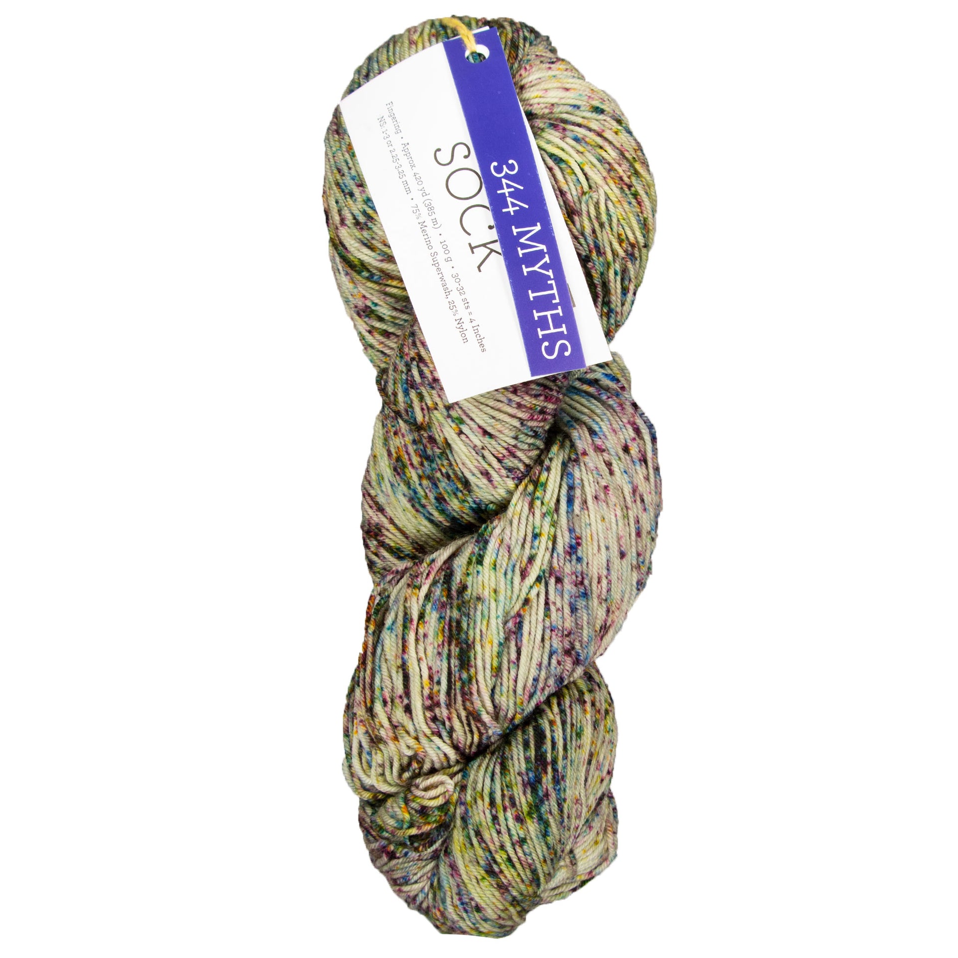 Malabrigo Ultimate Sock Yarn - 344 Myths - Zoom Image
