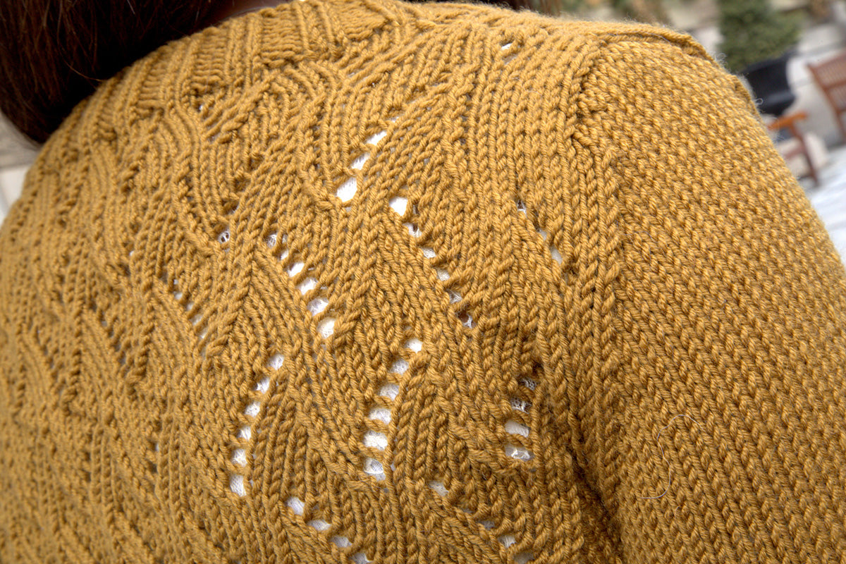 Plymouth Yarn Patterns - 2896 Women's Cardigan - PDF Download - Extra Image
