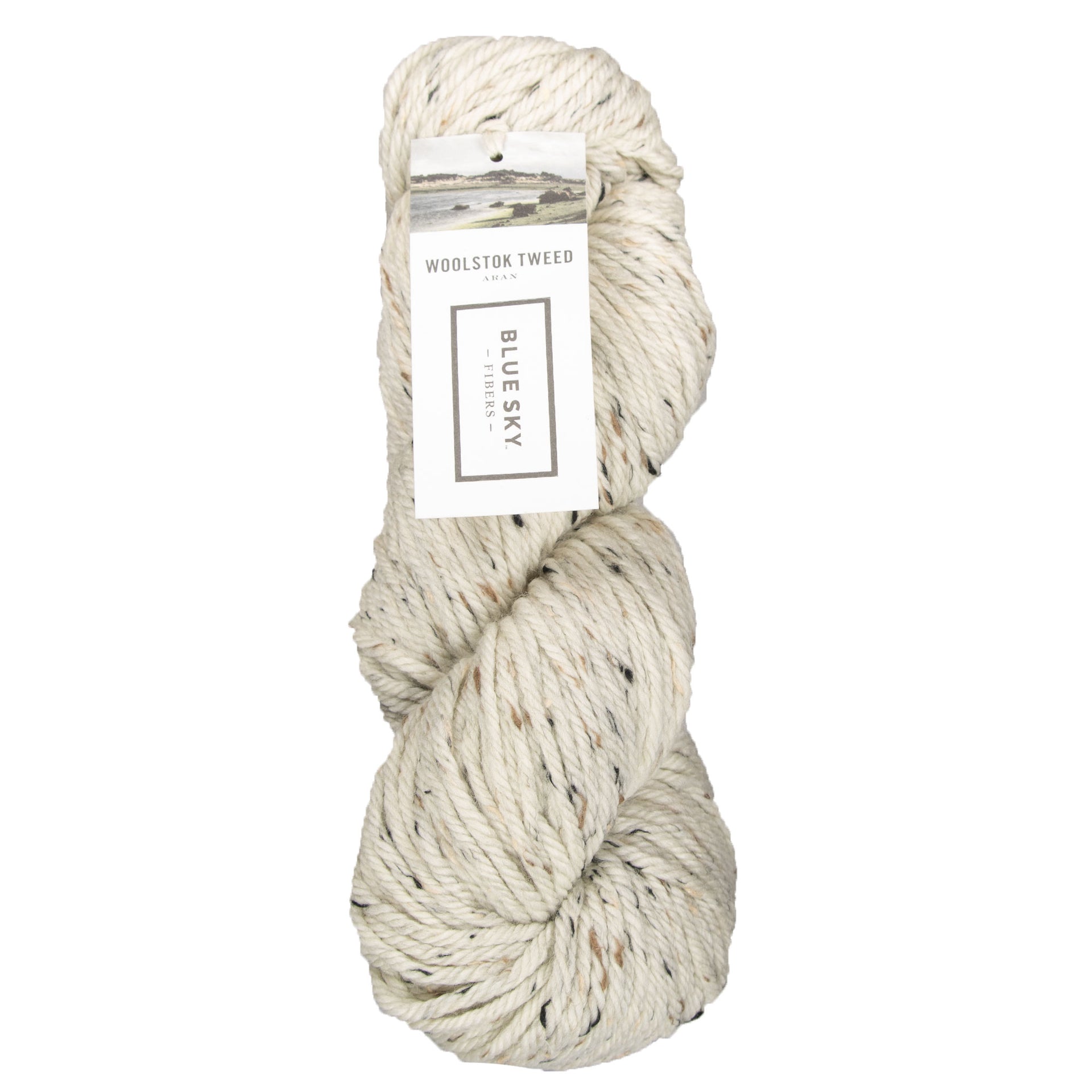 Blue Sky Fibers Woolstok Tweed (Aran) Yarn - 3300 Rolled Oats - Zoom Image
