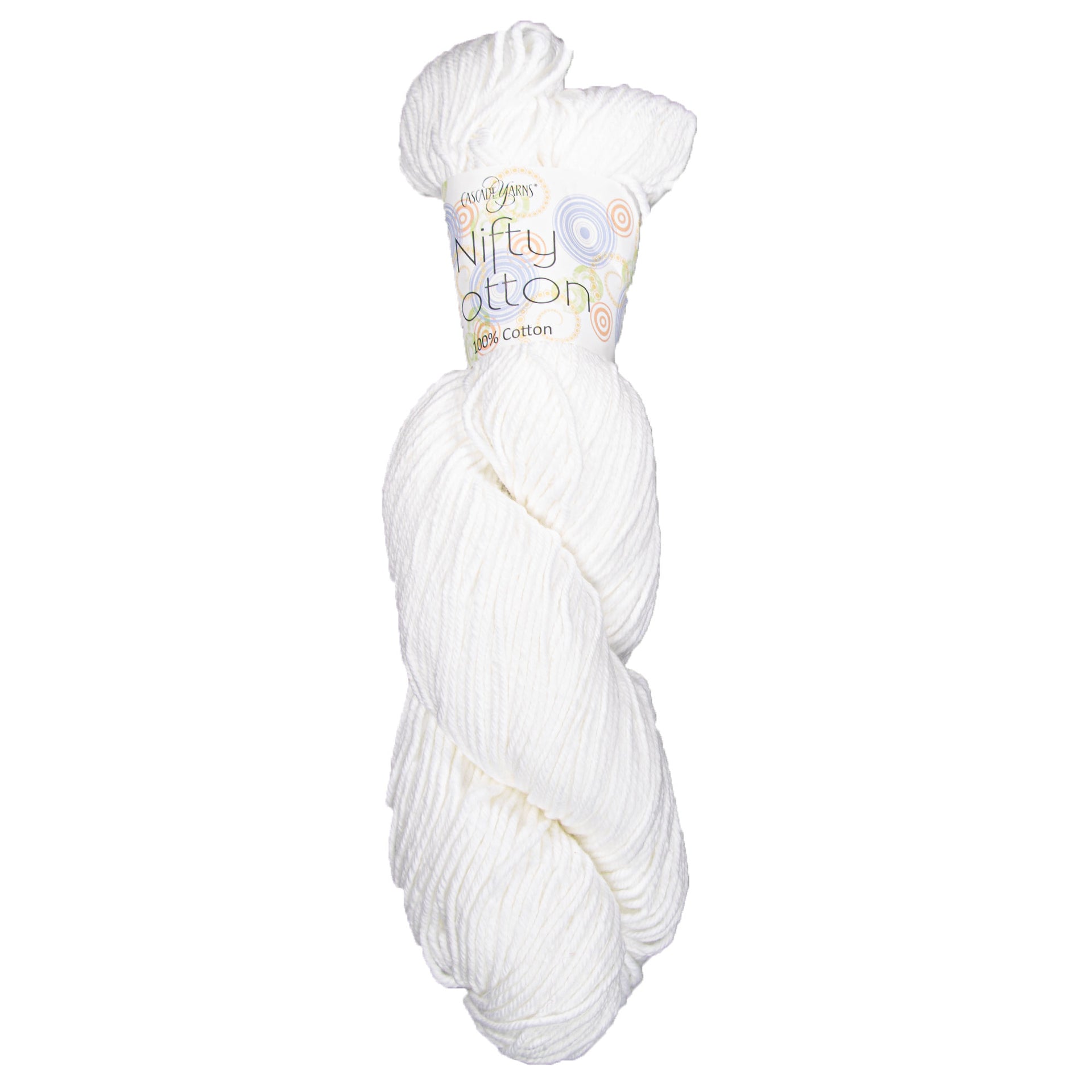 Cascade Yarns Nifty Cotton Yarn - 05 White - Zoom Image
