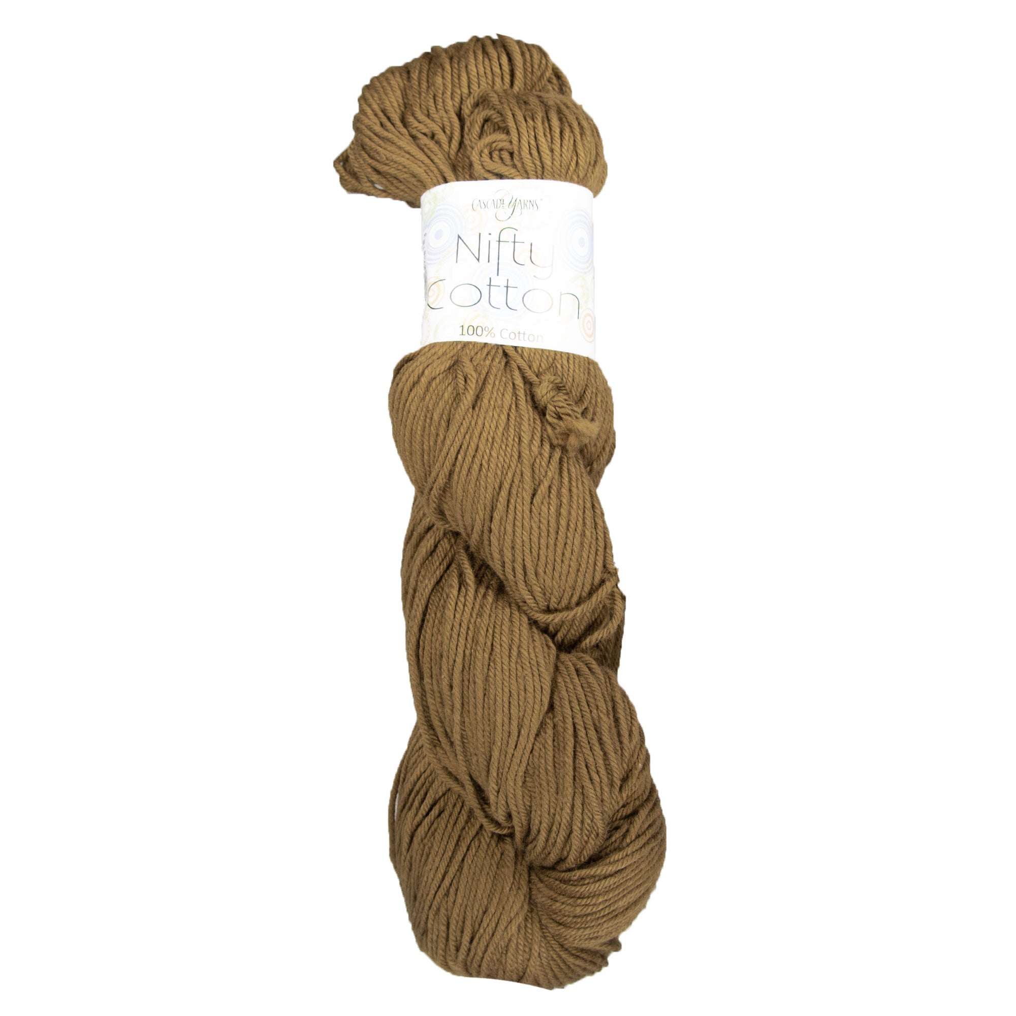 Cascade Yarns Nifty Cotton Yarn - 20 Chocolate (Pre-Order; Ships late December) - Zoom Image