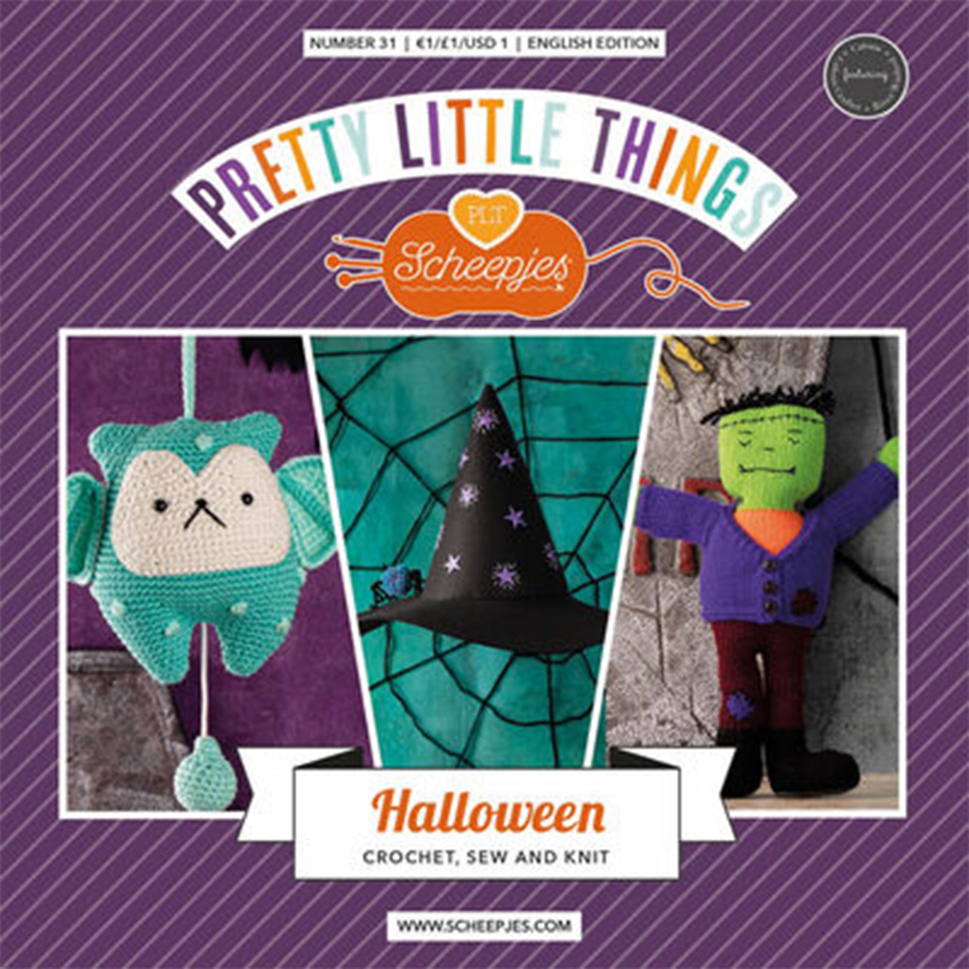 Scheepjes Pretty Little Things Patterns - No. 31 Halloween - Zoom Image
