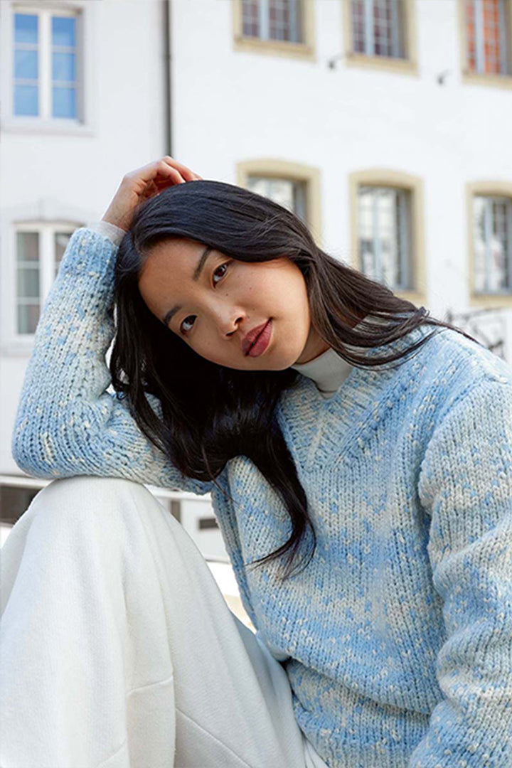 Lang Yarns Snowflake Patterns - Sweater PDF Download - Extra Image