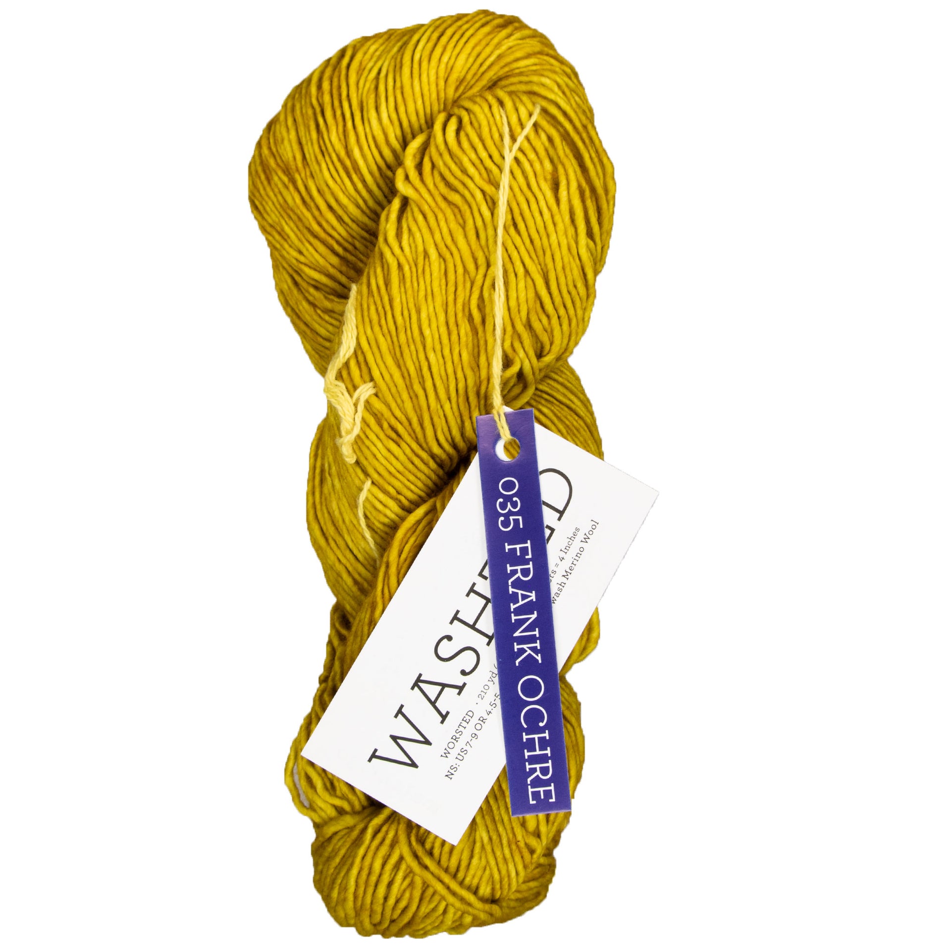 Malabrigo Washted Yarn - 035 Frank Ochre - Zoom Image
