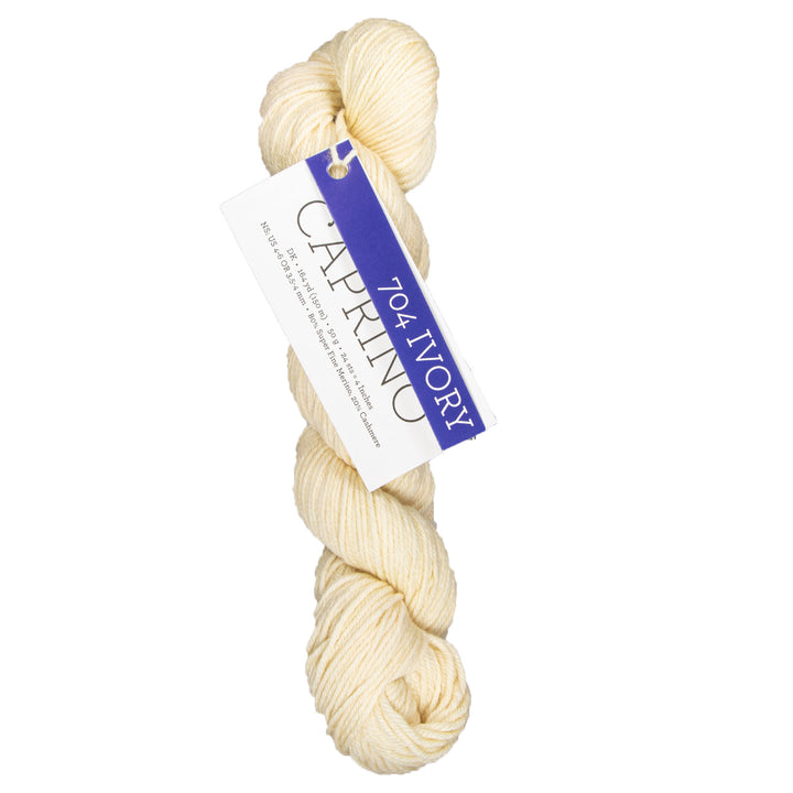 Malabrigo Caprino Yarn - 704 Ivory - Zoom Image