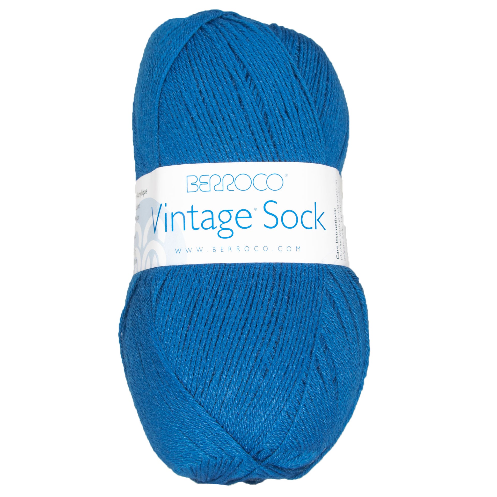 Berroco Vintage Sock Yarn - 12022 Azure - Zoom Image
