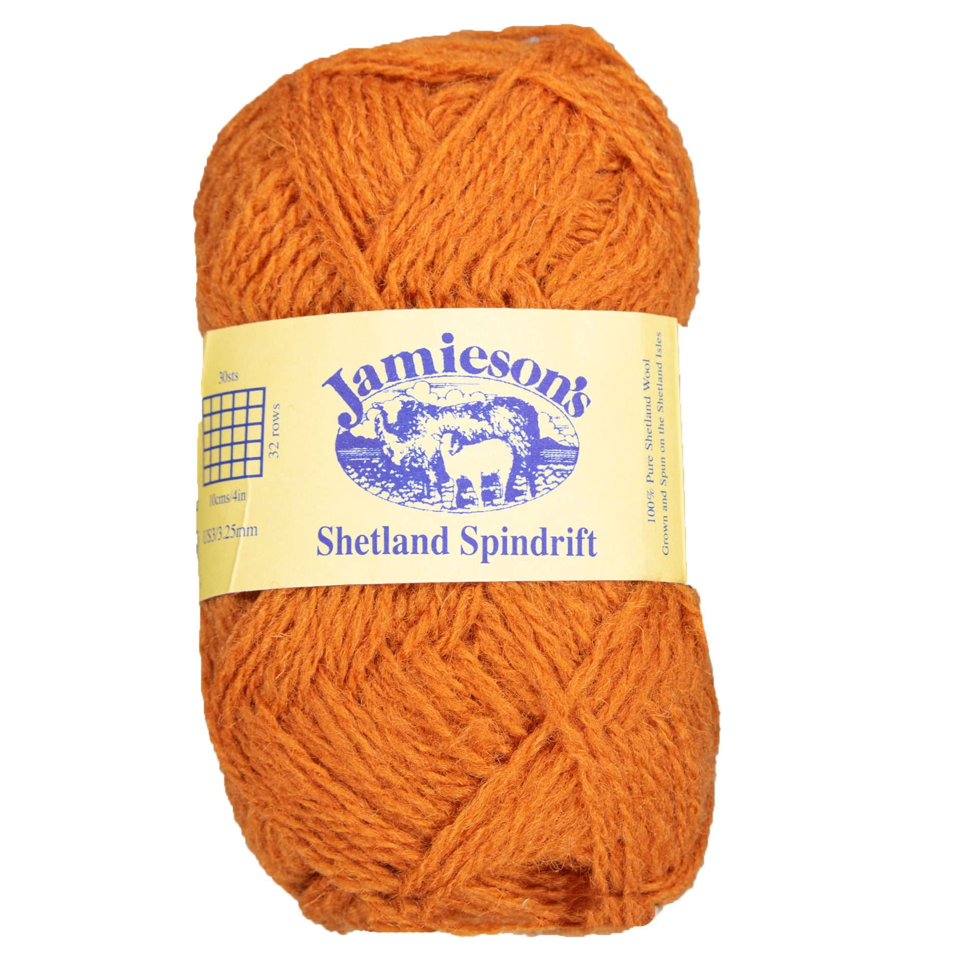 Jamieson's of Shetland Spindrift Yarn - 478 Amber - Zoom Image
