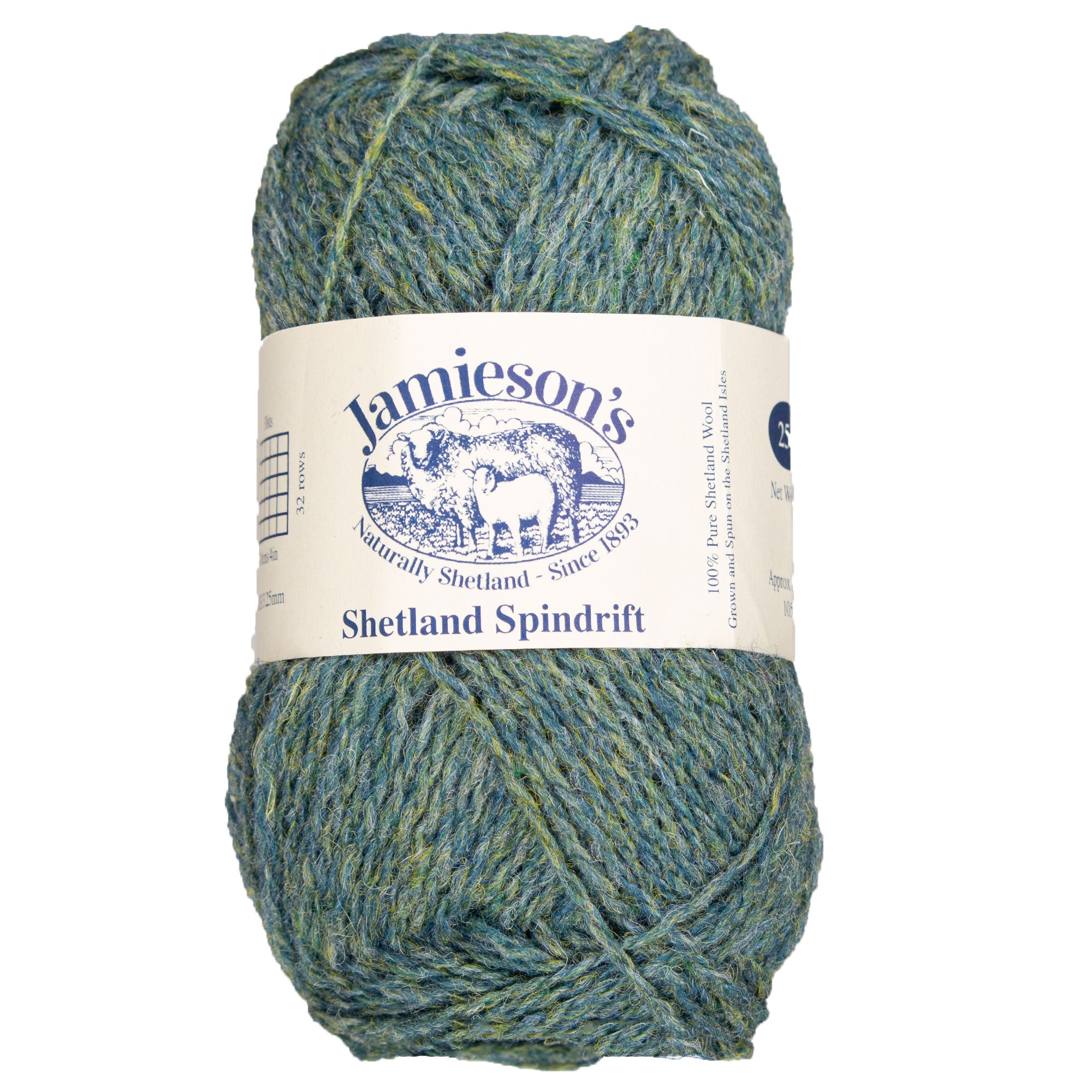 Jamieson's of Shetland Spindrift Yarn - 232 Blue Lovat - Zoom Image