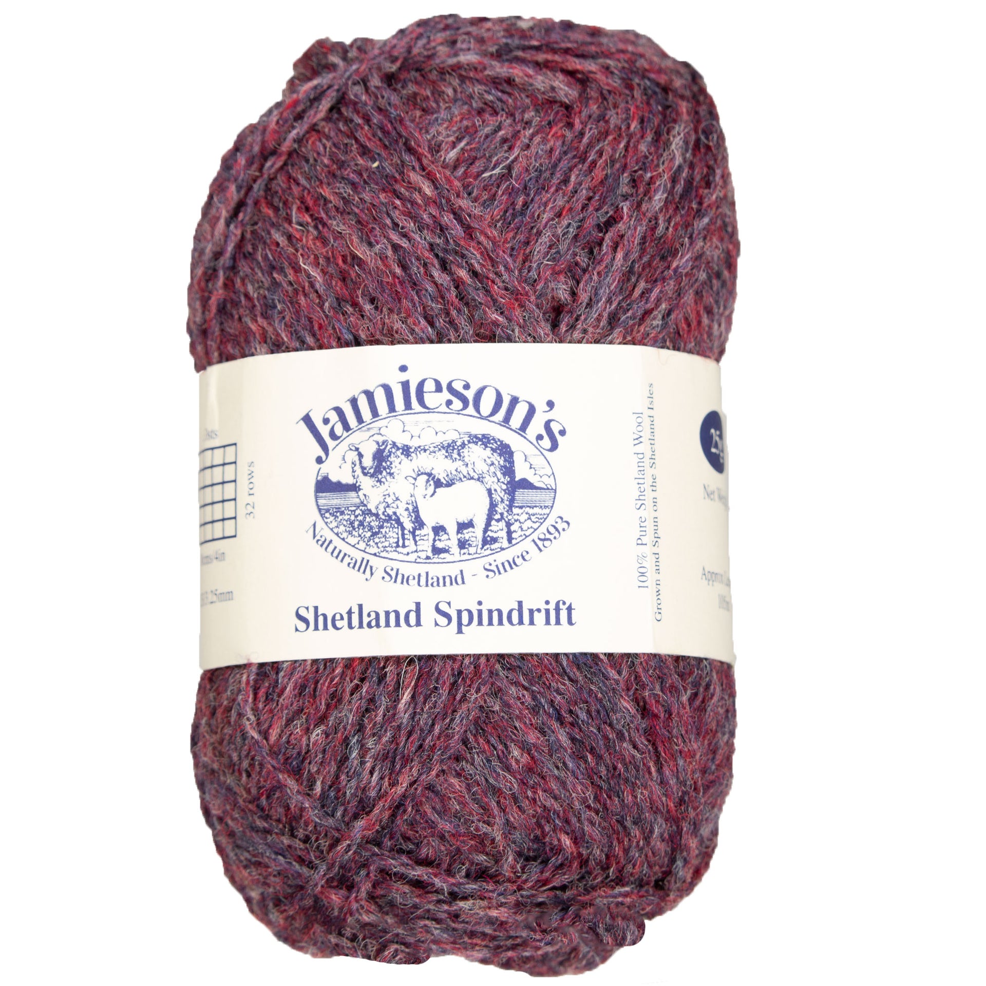 Jamieson's of Shetland Spindrift Yarn - 155 Bramble - Zoom Image
