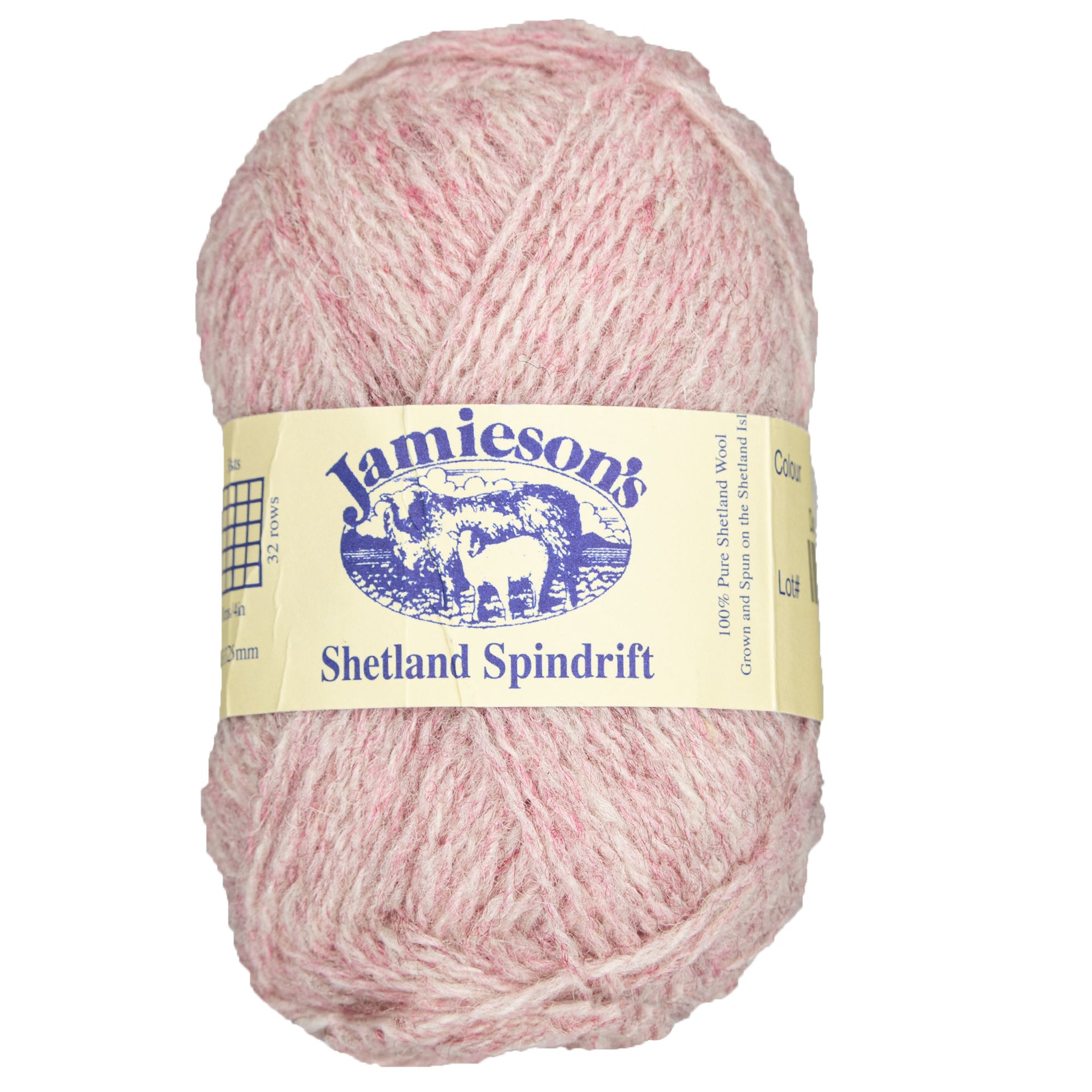 Jamieson's of Shetland Spindrift Yarn - 268 Dog Rose - Zoom Image
