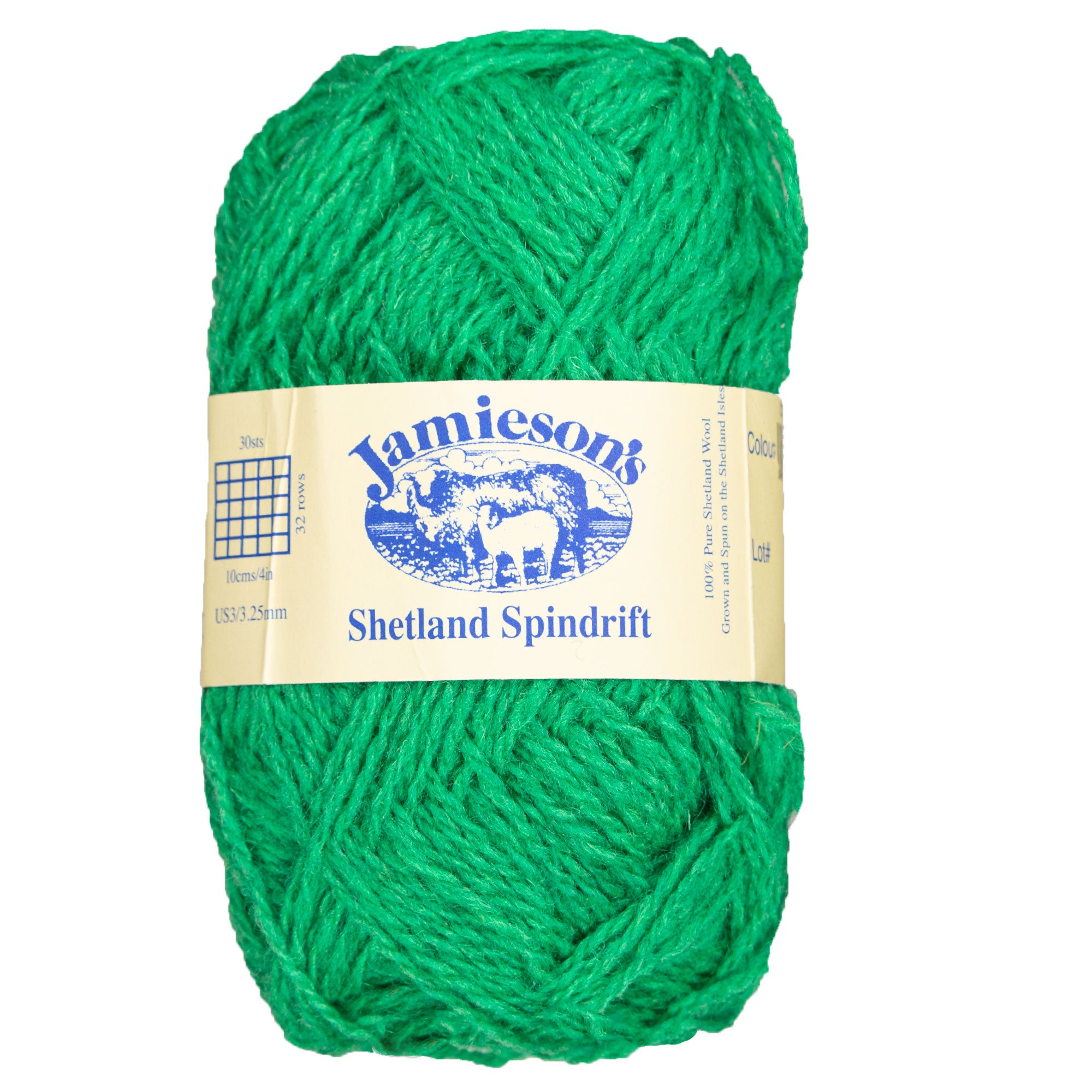 Jamieson's of Shetland Spindrift Yarn - 792 Emerald - Zoom Image