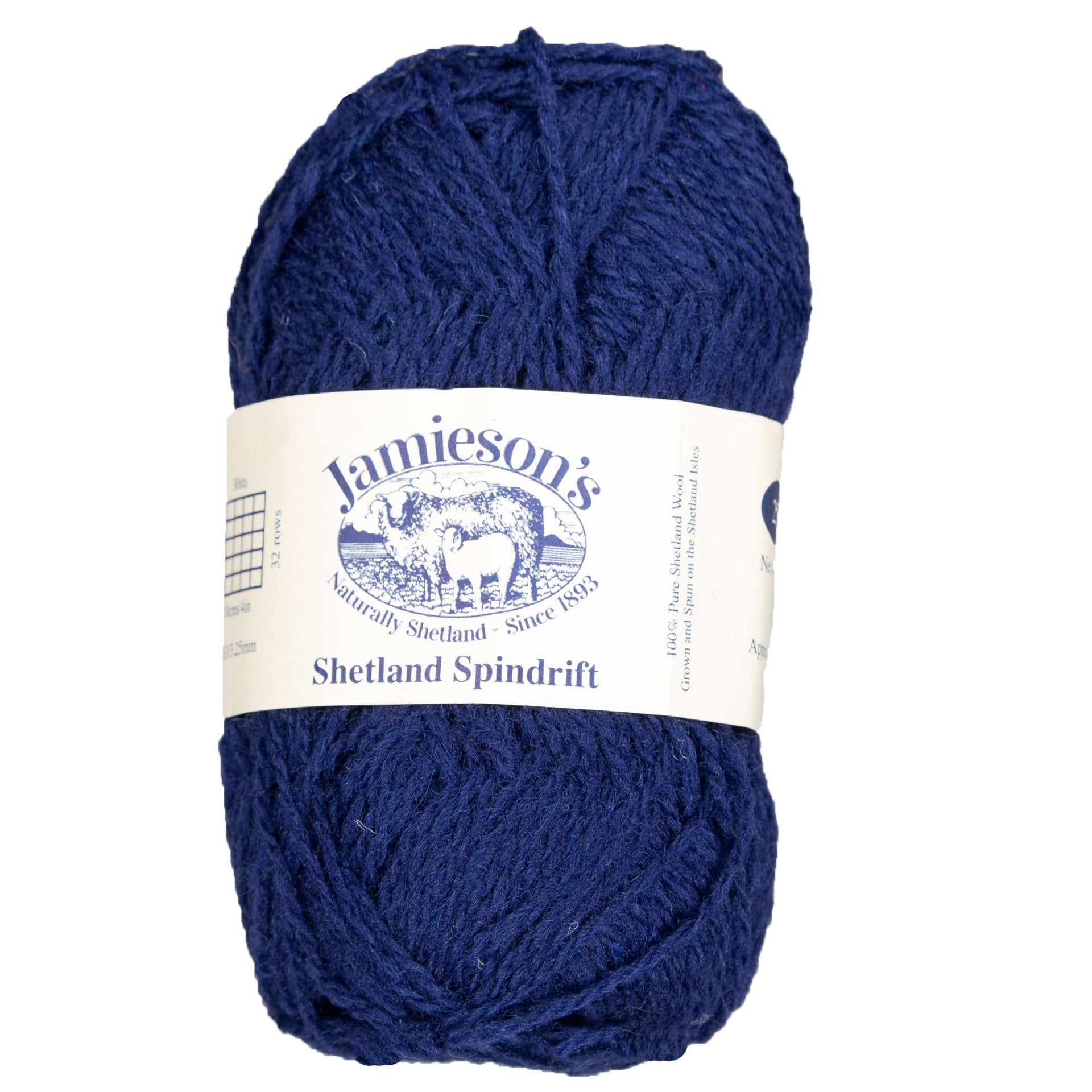 Jamieson's of Shetland Spindrift Yarn - 710 Gentian - Zoom Image
