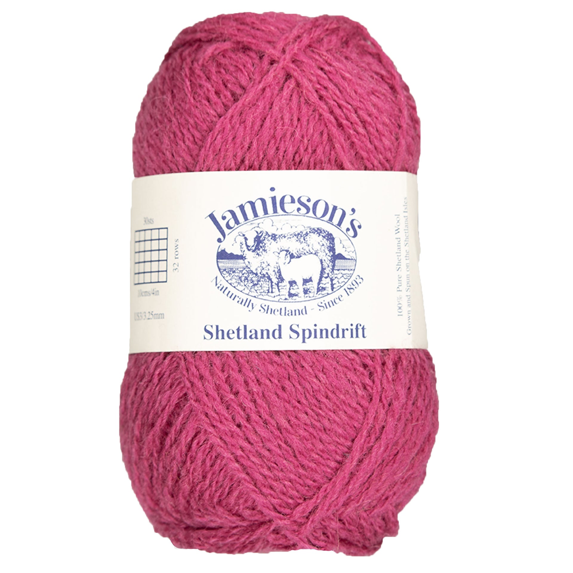 Jamieson's of Shetland Spindrift Yarn - 575 Lipstick - Zoom Image
