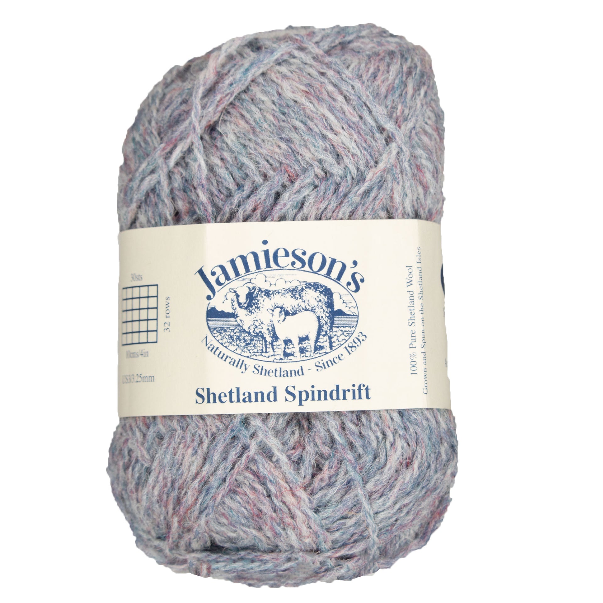 Jamieson's of Shetland Spindrift Yarn - 180 Mist - Zoom Image
