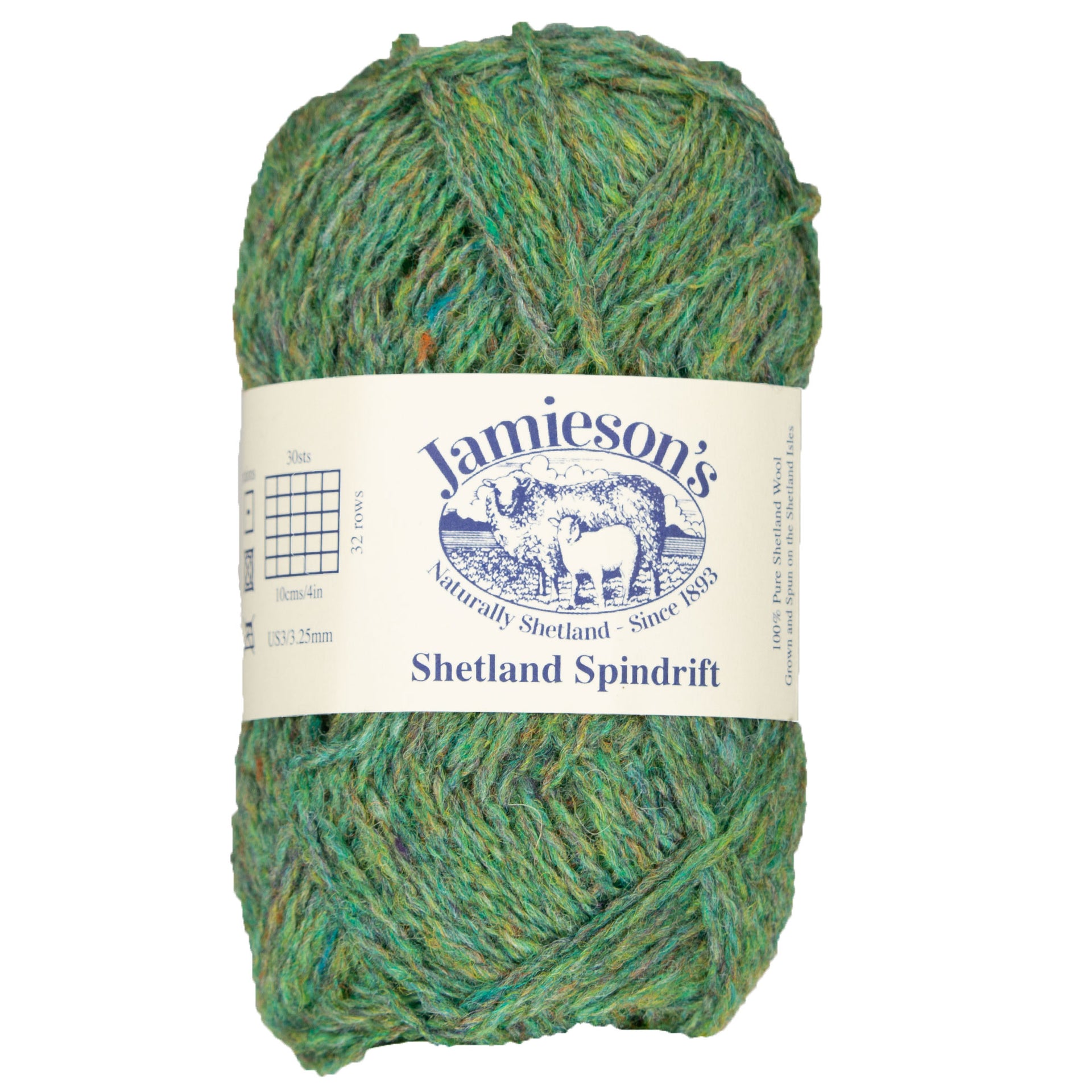 Jamieson's of Shetland Spindrift Yarn - 286 Moorgrass - Zoom Image
